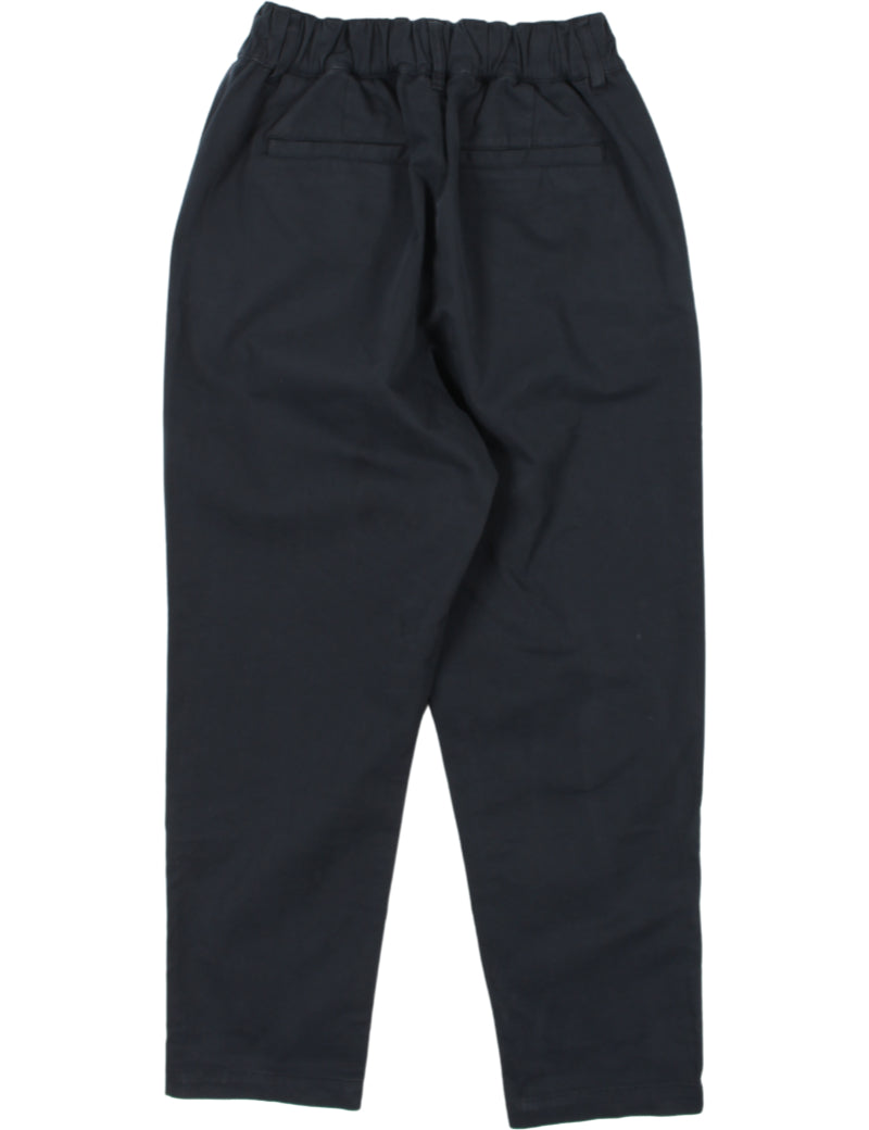 Toast Gabi Cotton Pull On Trousers Storm Blue Back