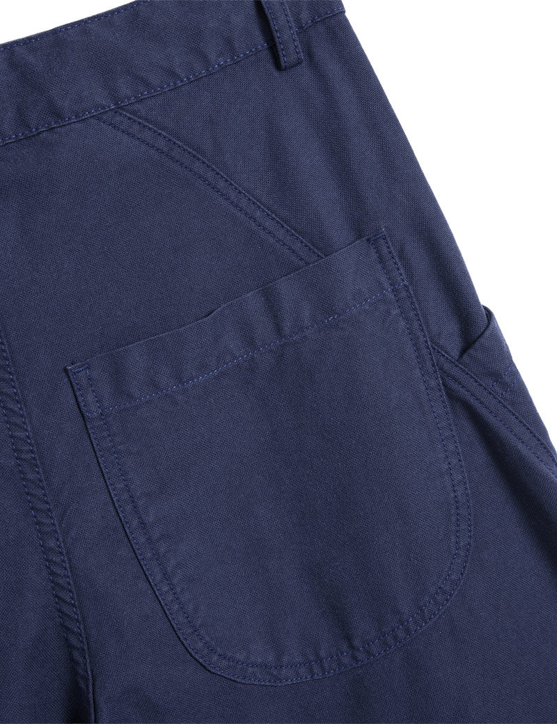 YMC Twisted Seam Trouser Navy Back Pocket Detail