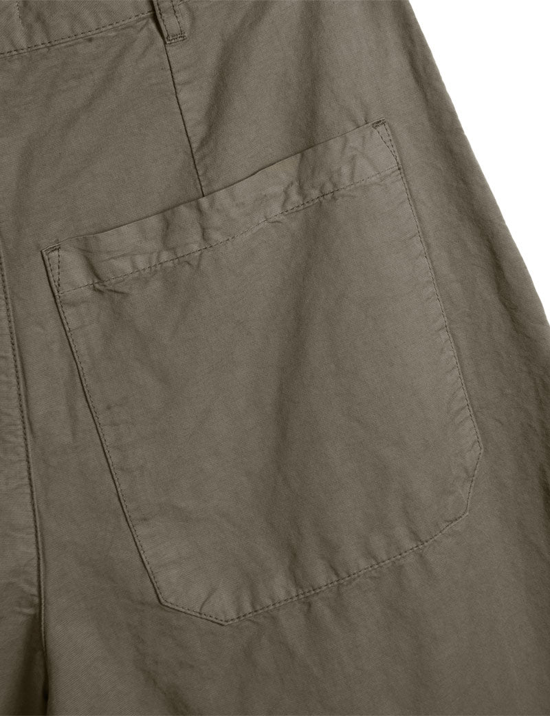 YMC Salba Short Garment Dye Stone Back Pocket Detail