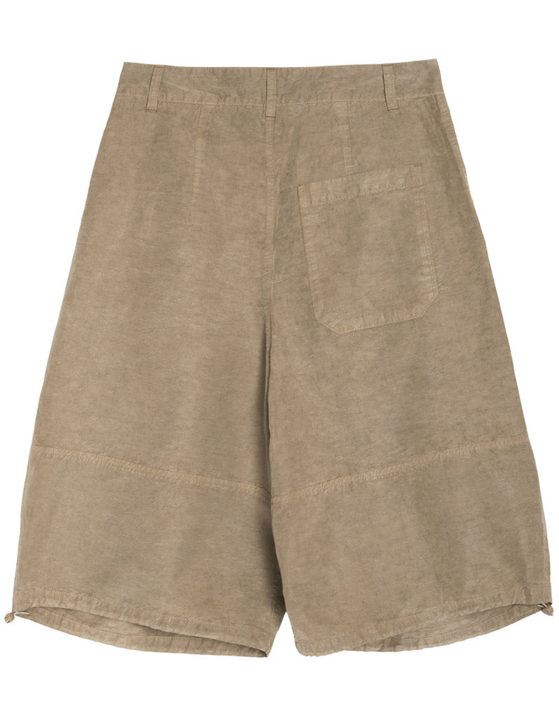 YMC Salba Short Taupe Back View