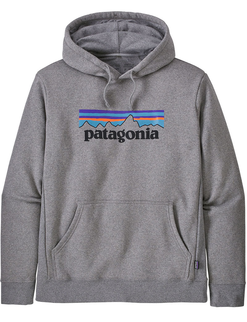 Patagonia Men's P-6 Logo Uprisal Hoody Gravel Heather