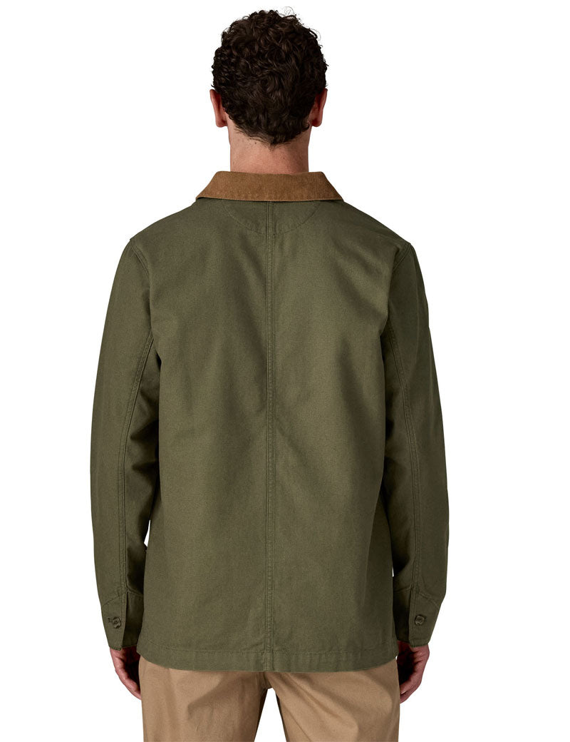 Patagonia Men's Point Reyes Canvas Jacket Basin Green