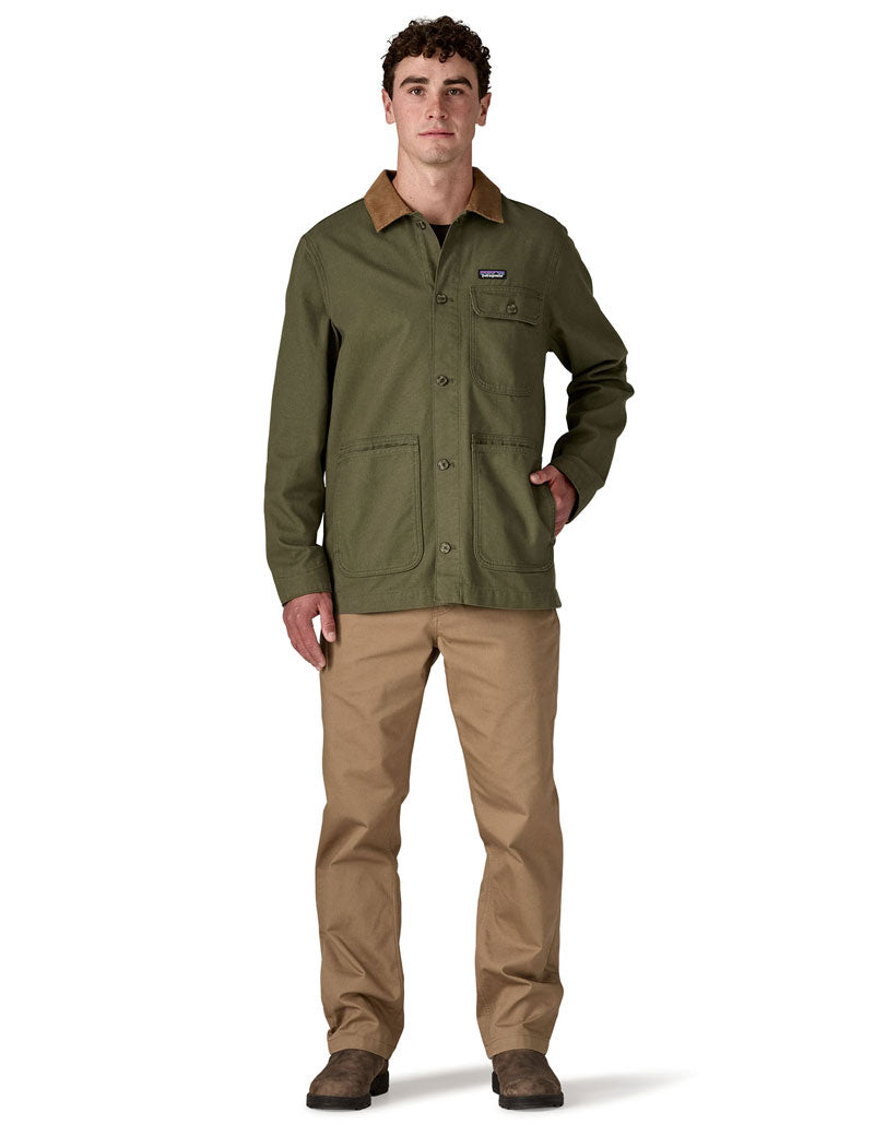 Patagonia Men's Point Reyes Canvas Jacket Basin Green