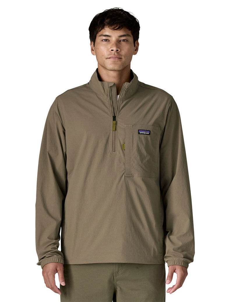 Patagonia Men's Outdoor Everyday Marsupial Pullover Jacket Wing Grey