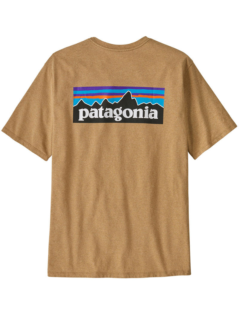 Patagonia Men's P-6 Logo Responsibili-Tee T-Shirt Talon Gold