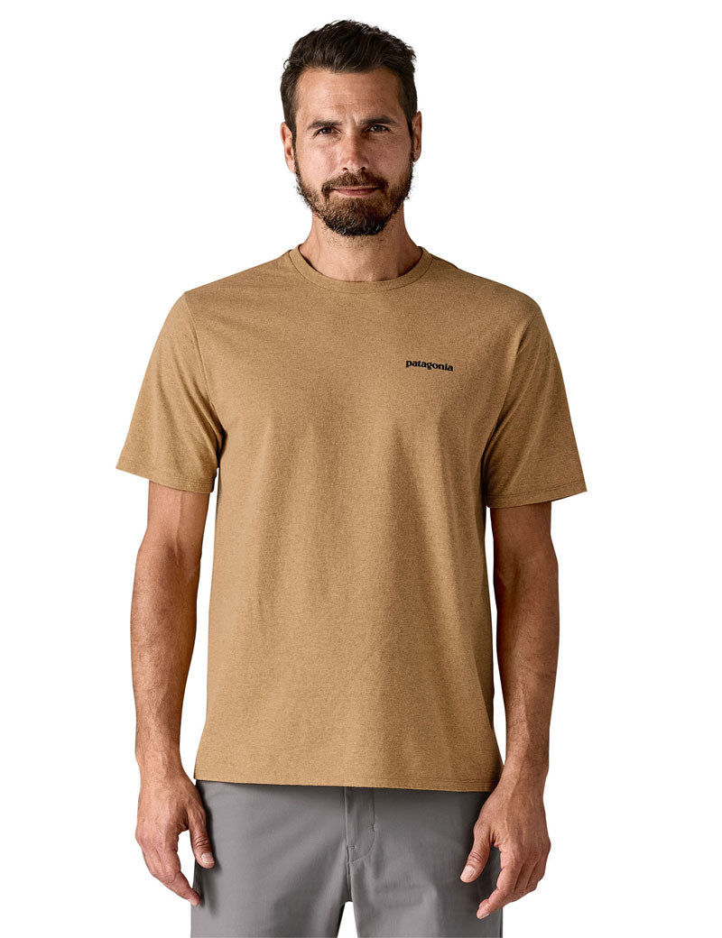 Patagonia Men's P-6 Logo Responsibili-Tee T-Shirt Talon Gold
