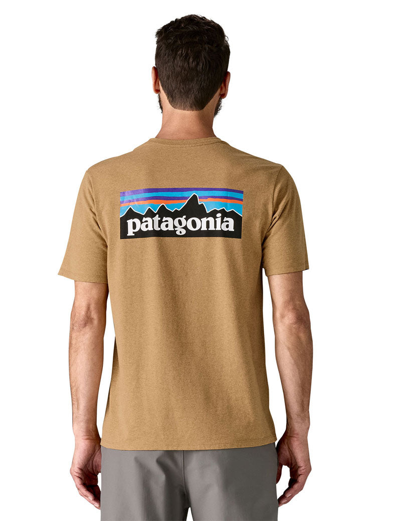 Patagonia Men's P-6 Logo Responsibili-Tee T-Shirt Talon Gold