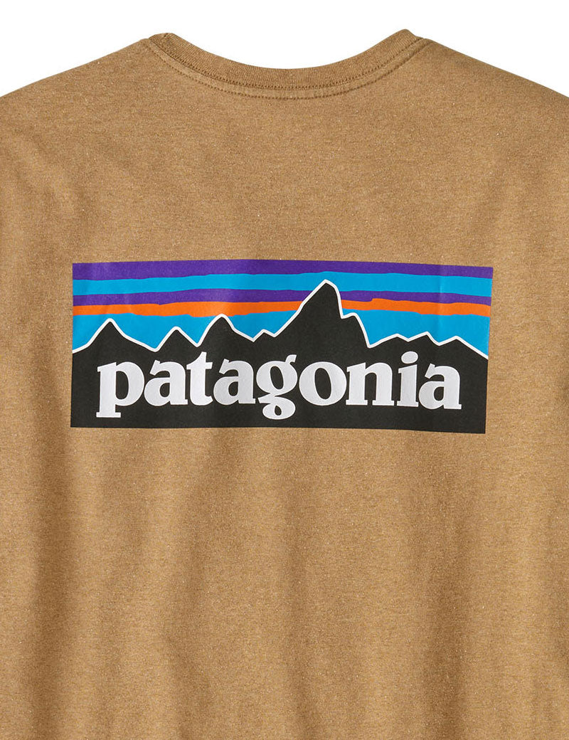 Patagonia Men's P-6 Logo Responsibili-Tee T-Shirt Talon Gold