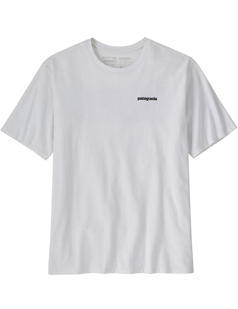 Patagonia Men's P-6 Logo Responsibili-Tee T-Shirt White