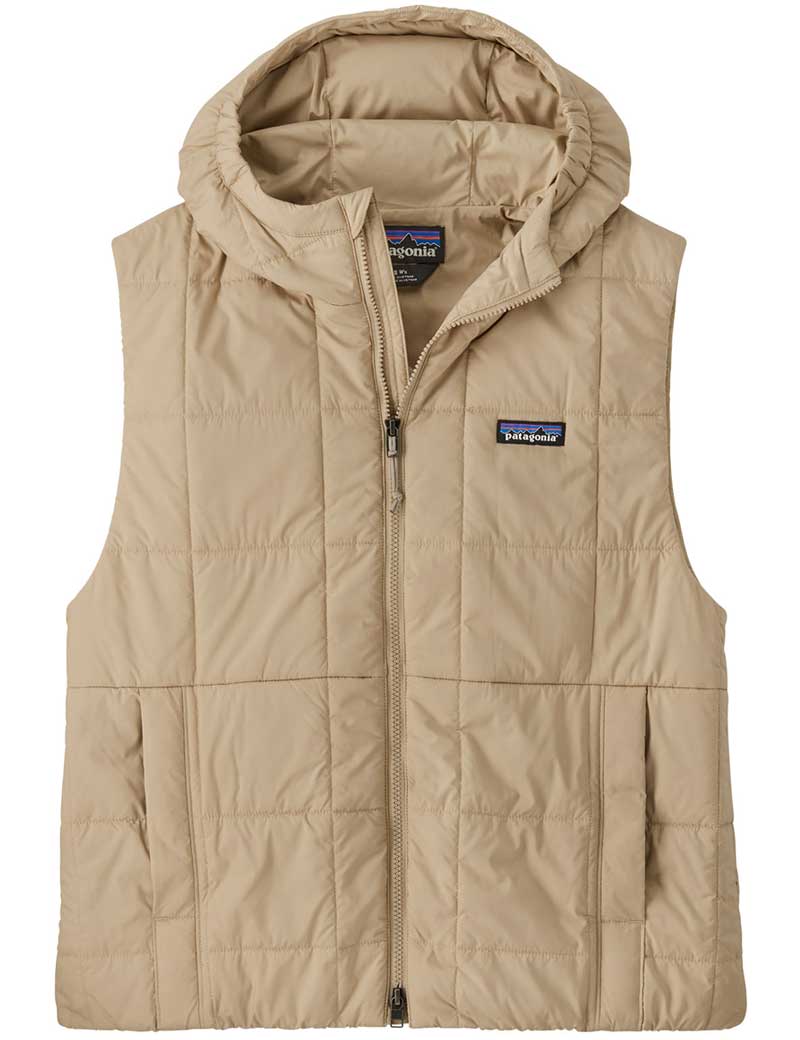 Patagonia W's Light Gust Hooded Vest Oar Tan