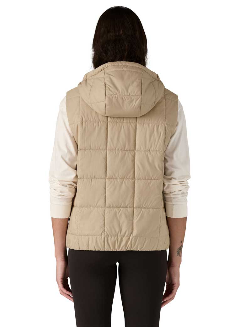 Patagonia W's Light Gust Hooded Vest Oar Tan