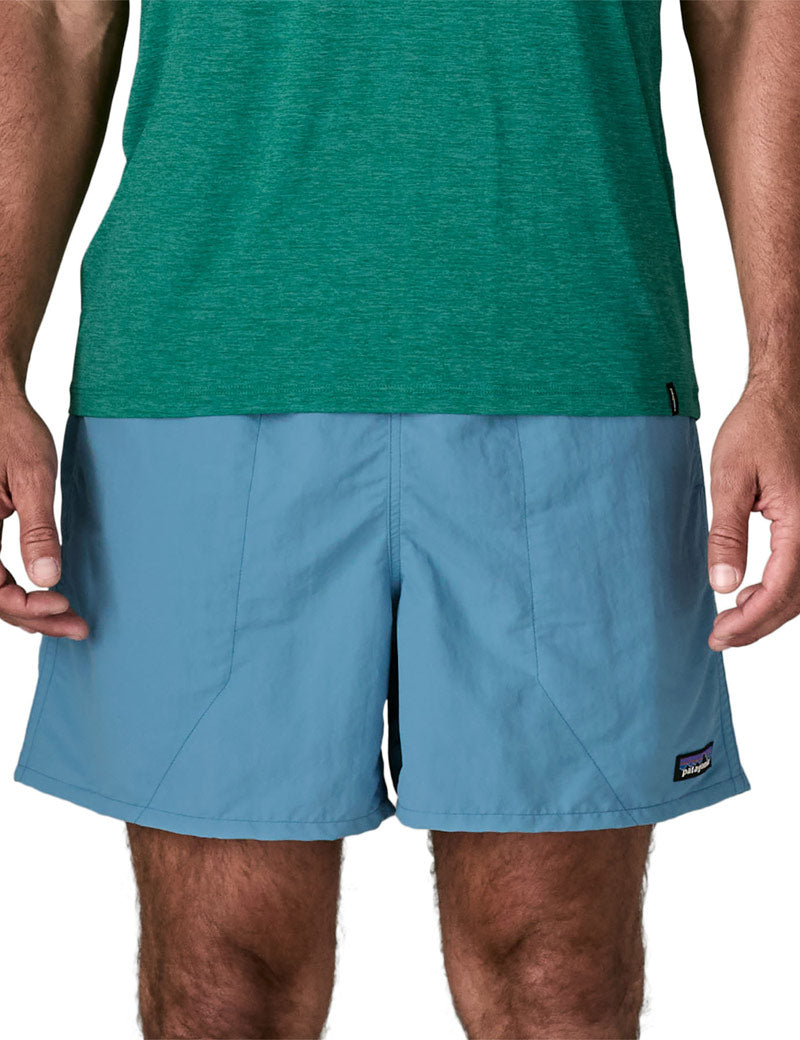 Patagonia M's Baggies Shorts 5" Shore Blue On Model Front View