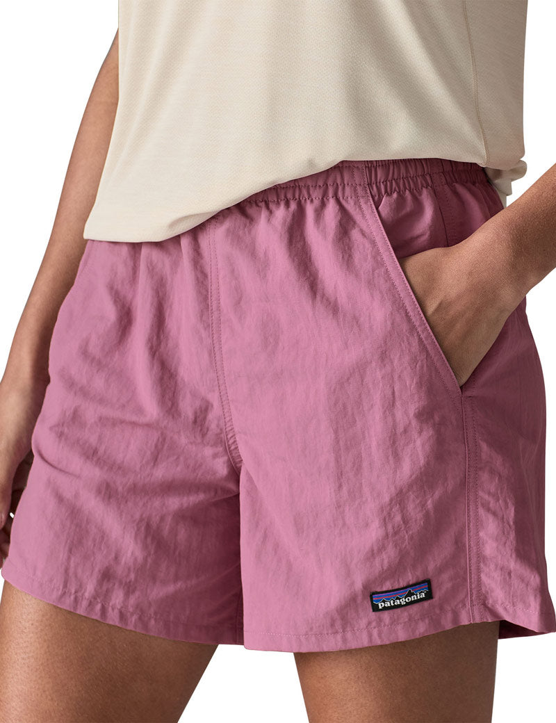 Patagonia W's Baggies Shorts 5" Inches Light Violet On Model