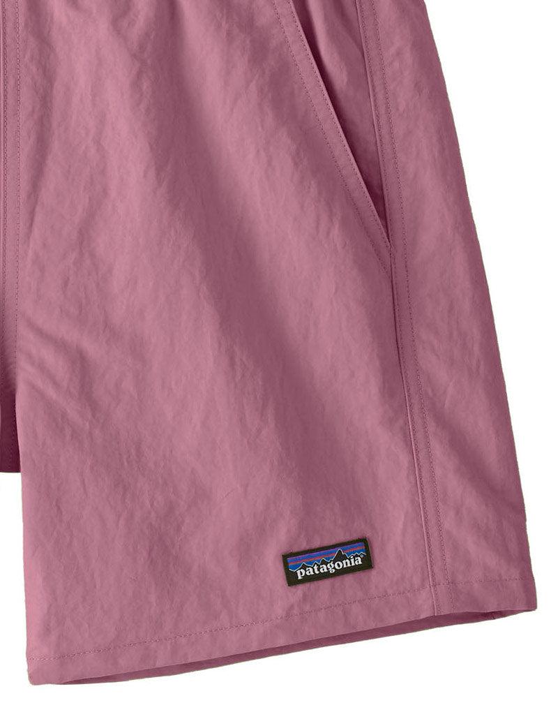 Patagonia W's Baggies Shorts 5" Inches Light Violet Logo Detail