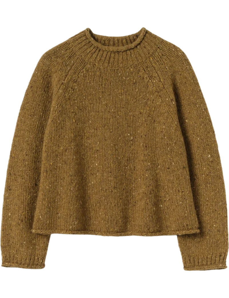 Toast Orla Donegal Wool Sweater Straw
