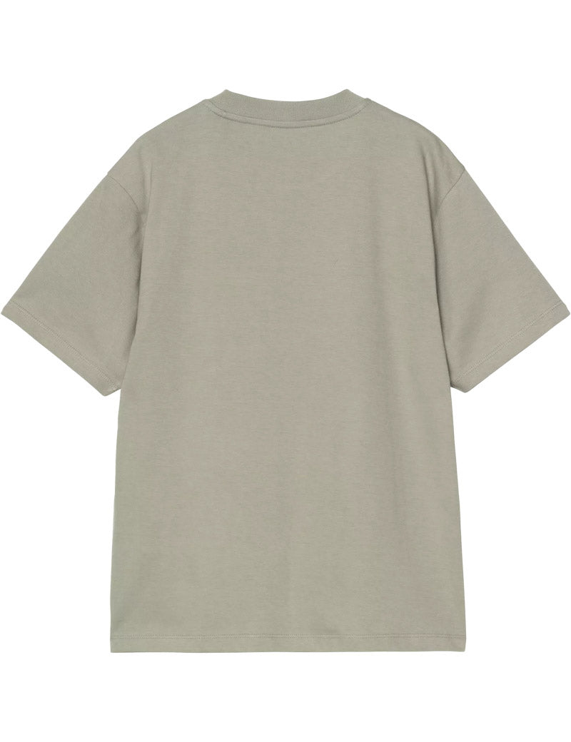 Carhartt WIP W' S/S Pocket T-Shirt Shady Green Back View