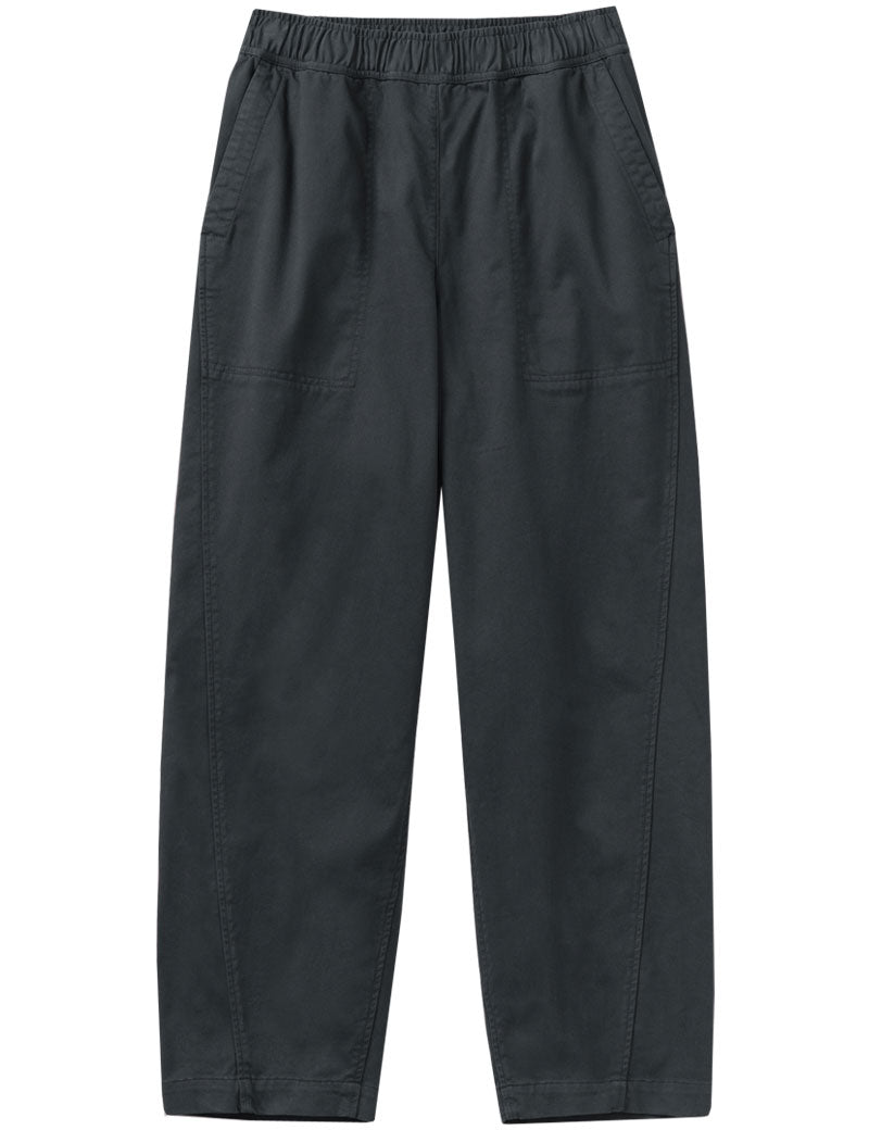 Toast Cotton Twill Pull On Trousers Slate