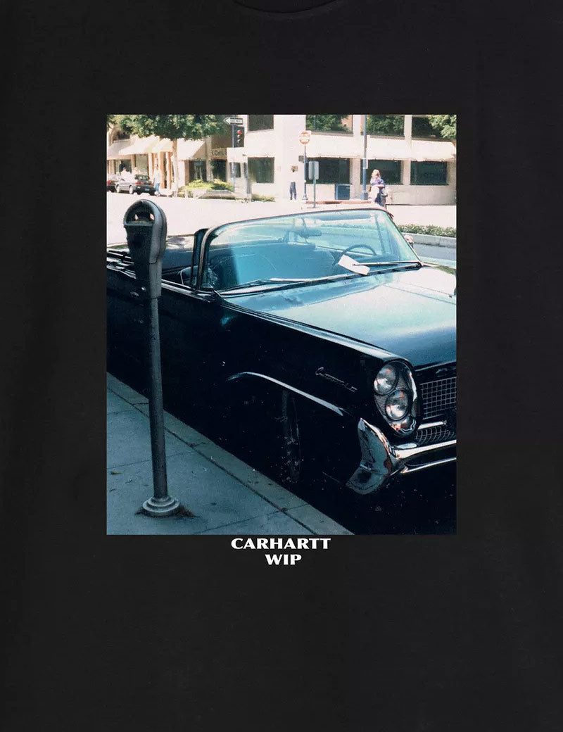 Carhartt WIP Short Sleeved Warm Views T-Shirt Black Chest Print