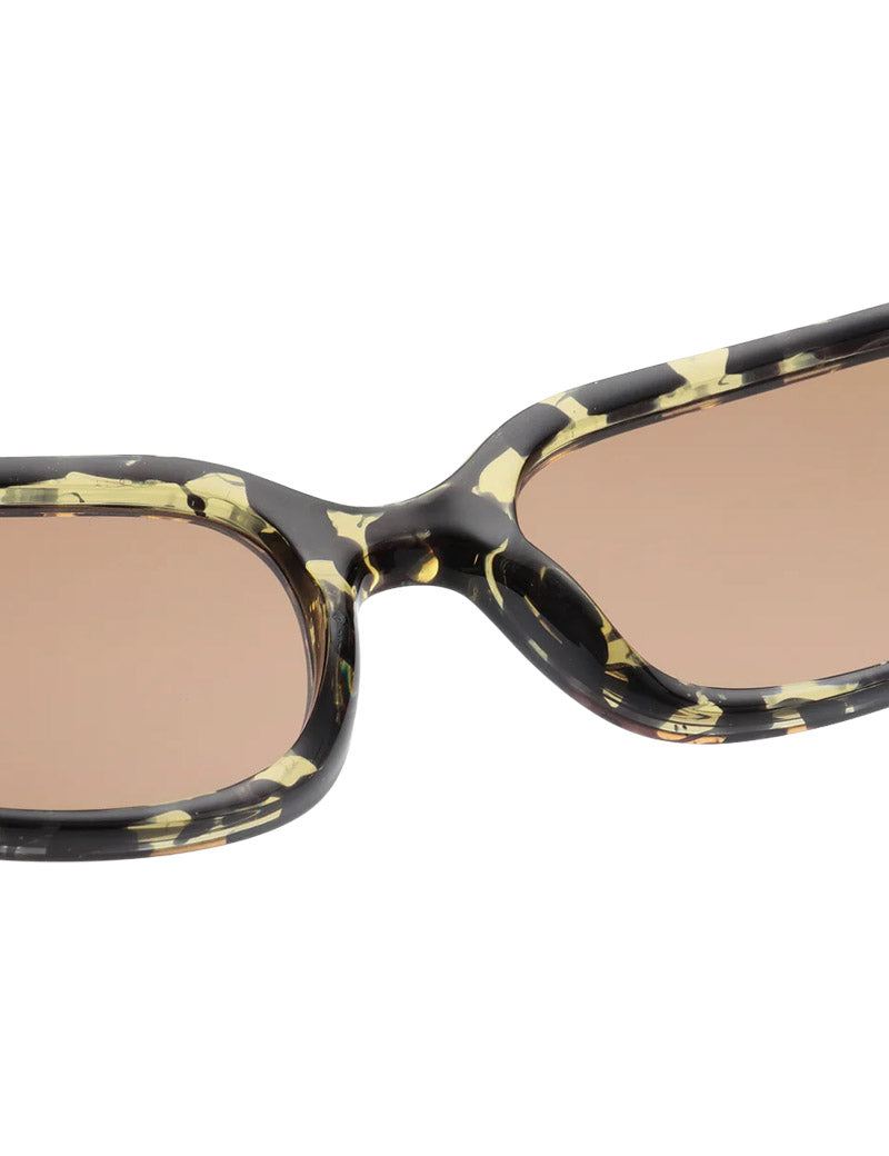 A.Kjaerbede Will Sunglasses Black, Yellow Tortoise Bridge