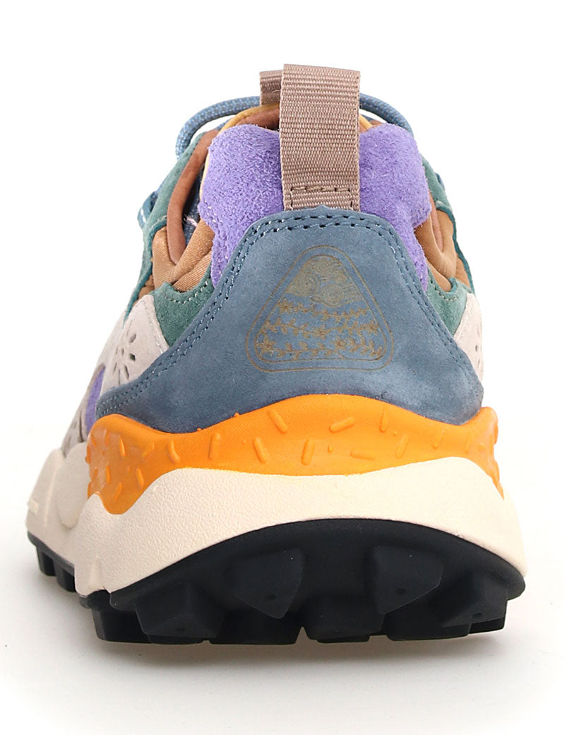 Flower Mountain Yamano 3 Trainers Suede Nylon Light Chestnut Zucca