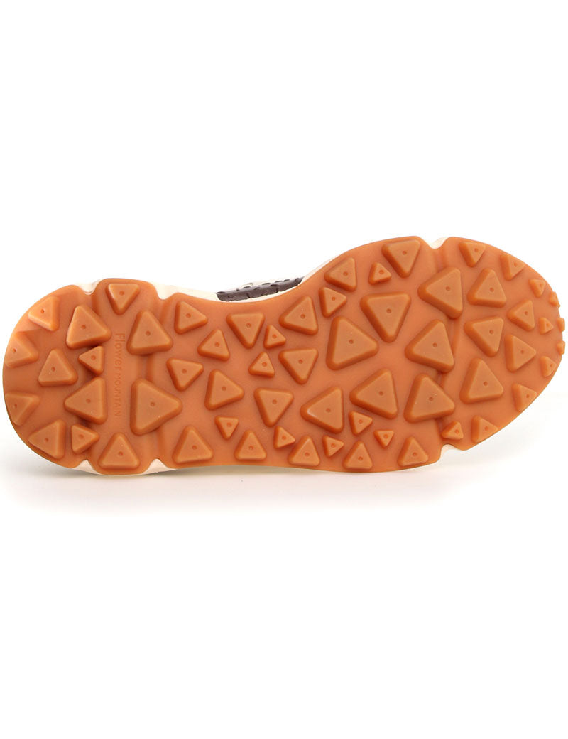 Flower Mountain X Universal Works Yamano 3 Man Trainers Suede Nylon Ecru Light Brown