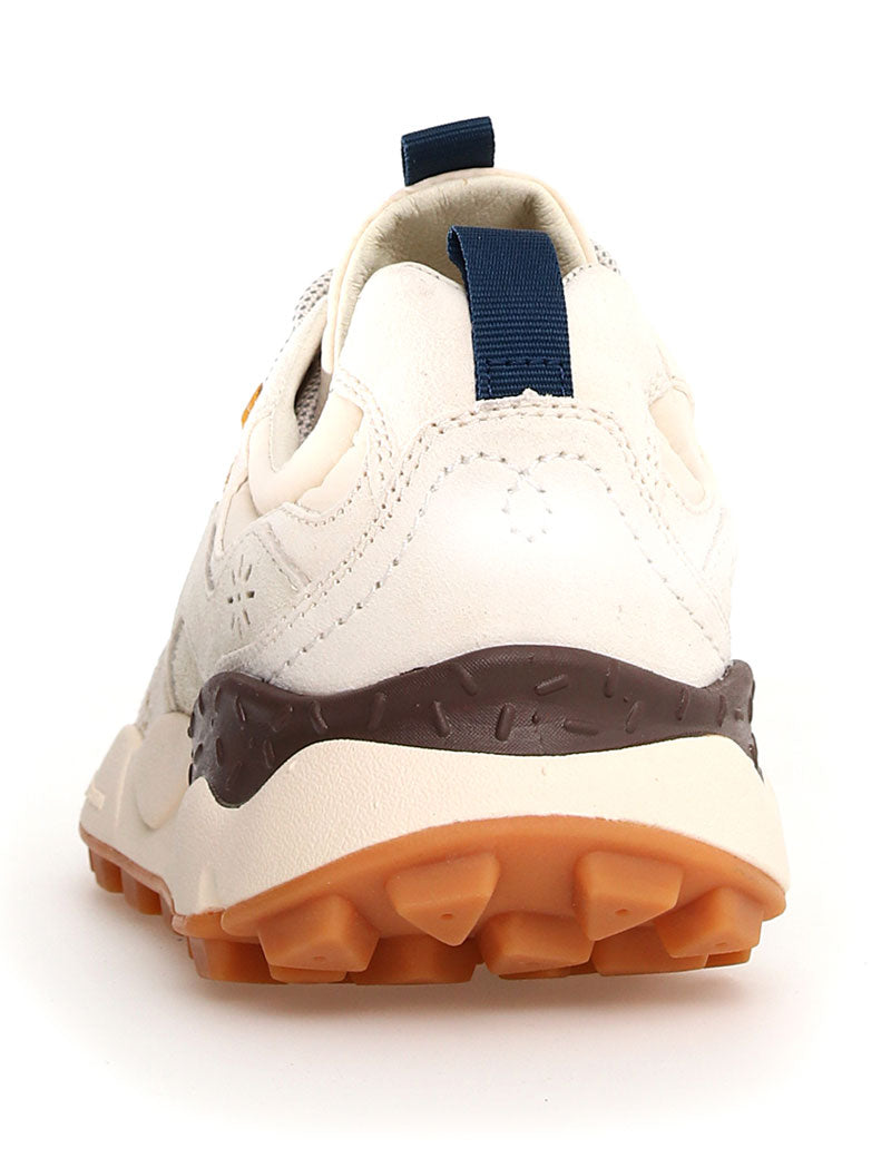 Flower Mountain X Universal Works Yamano 3 Man Trainers Suede Nylon Ecru Light Brown