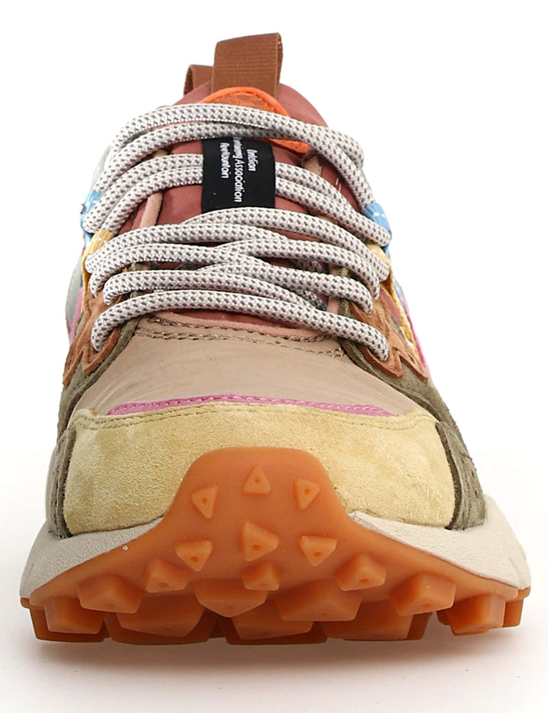 Flower Mountain Yamano 3 Women Suede Nylon Cream Military Pink