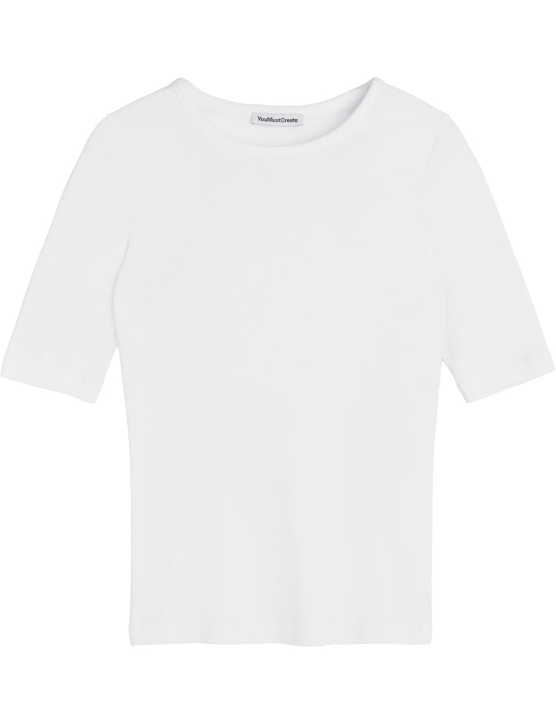 YMC Charlotte T-Shirt White Front