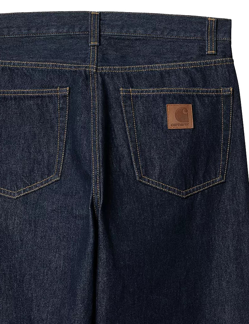 Carhartt Wip Aaron Pant Smith Denim Blue Rinsed