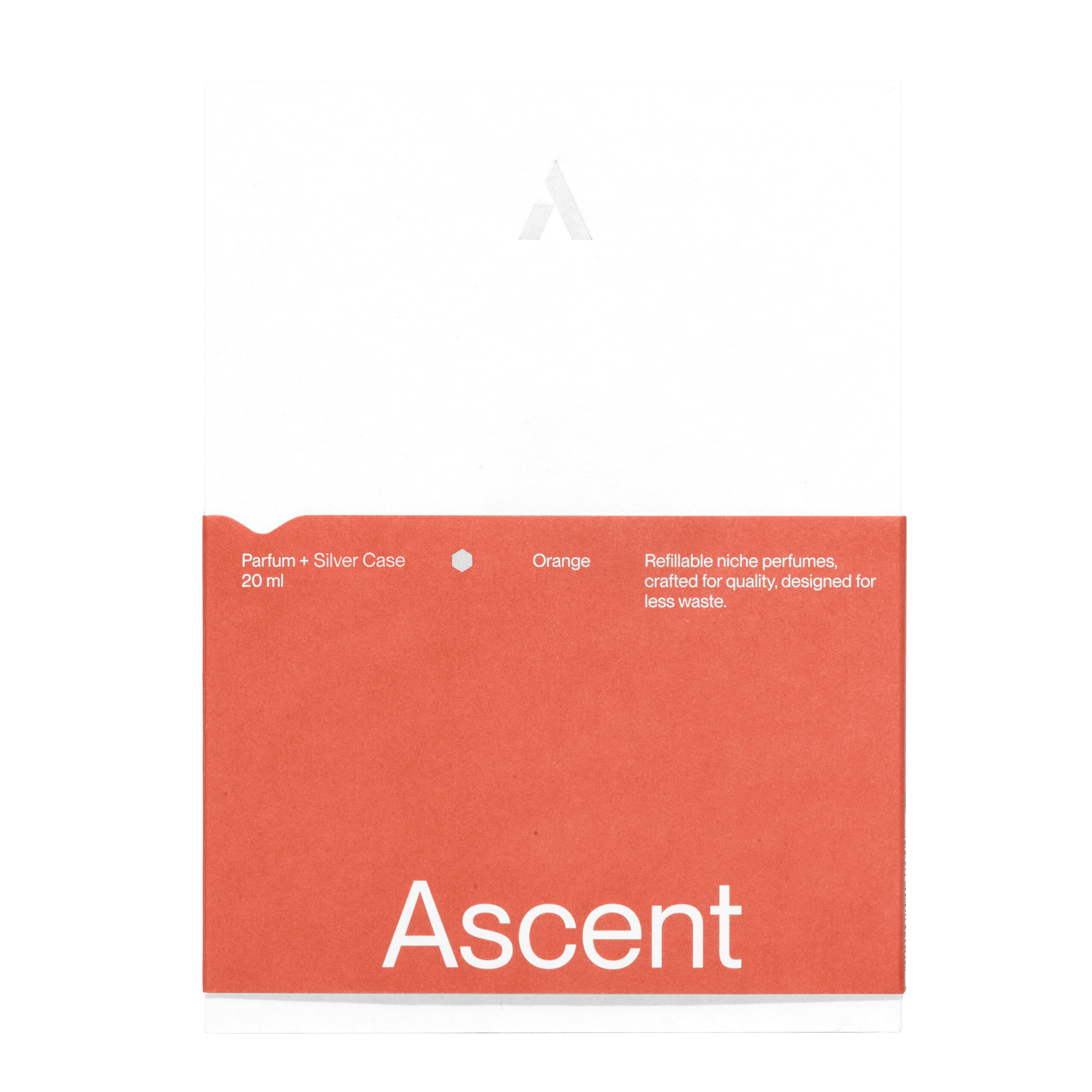 Ascent Orange Parfum Starter Kit Silver Case Boxed