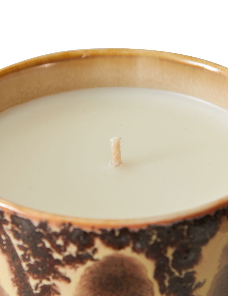HKliving 70s Ceramics Small Scented Candle Kyoto