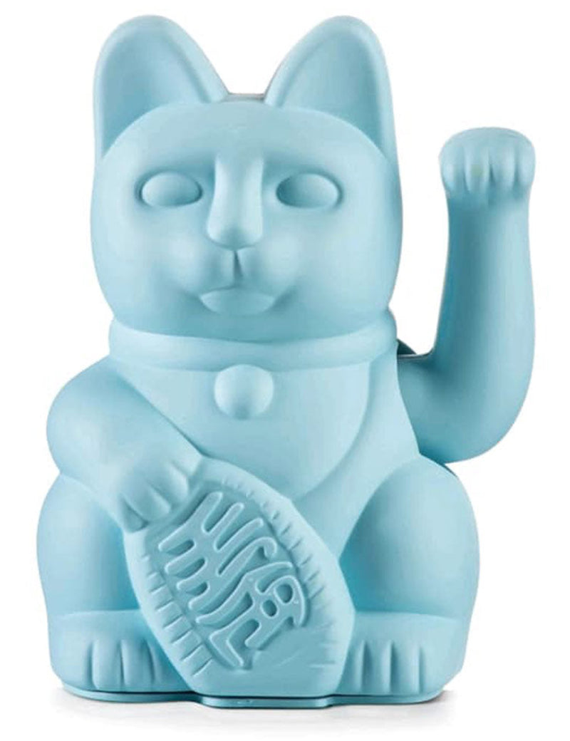 Donkey Lucky Cat Light Blue Maneki Neko