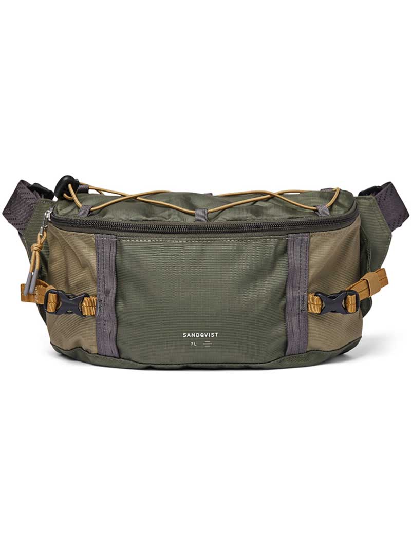 SANDQVIST ALLTERRAIN HIKE WAIST PACK CROSSBODY BAG MULTI TREKK GREEN LEAF