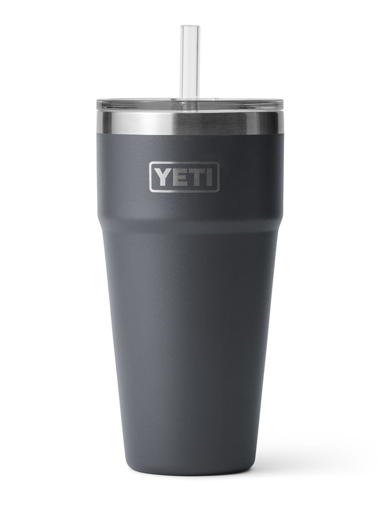 Yeti Rambler Straw Cup 760Ml 26Oz Charcoal