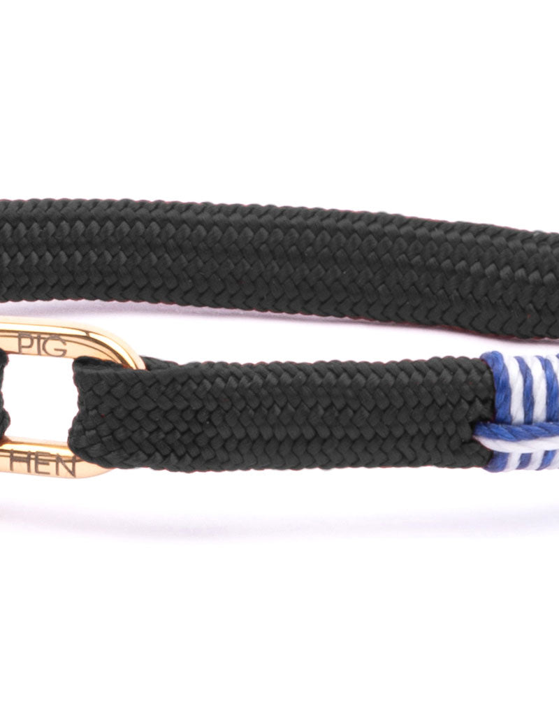 PIG & HEN FRANKY BRACELET BLACK GOLD