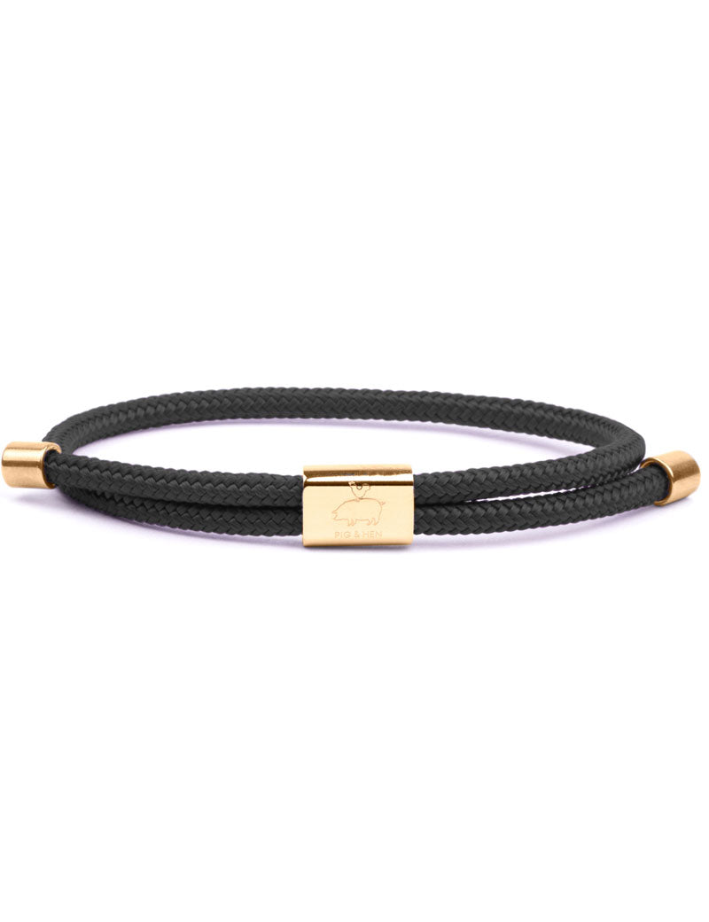 Pig & Hen Lewis Bracelet Black Gold