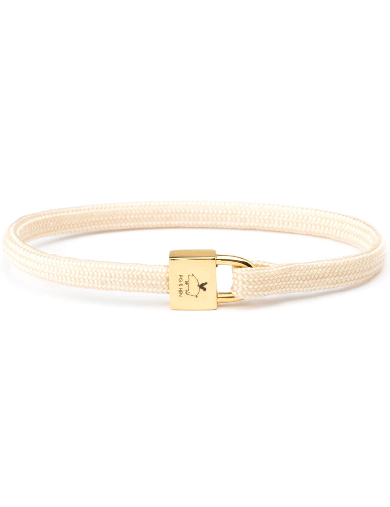 Pig & Hen Billy Bracelet Ivory Gold