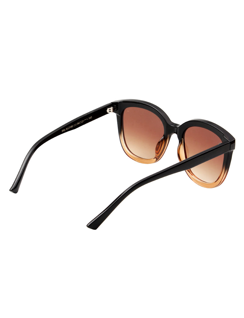A.Kjaerbede Billy Sunglasses Black Brown Transparent