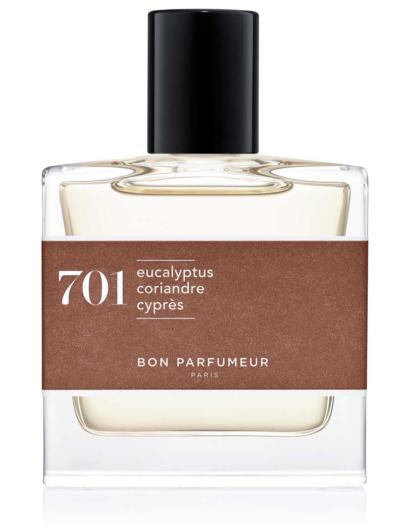 BON PARFUMEUR EAU DE PARFUM 701 EUCALYPTUS CORIANDER CYPRESS 30ML