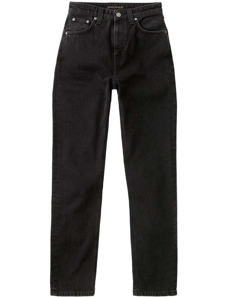 NUDIE JEANS CO BREEZY BRITT AGED BLACK