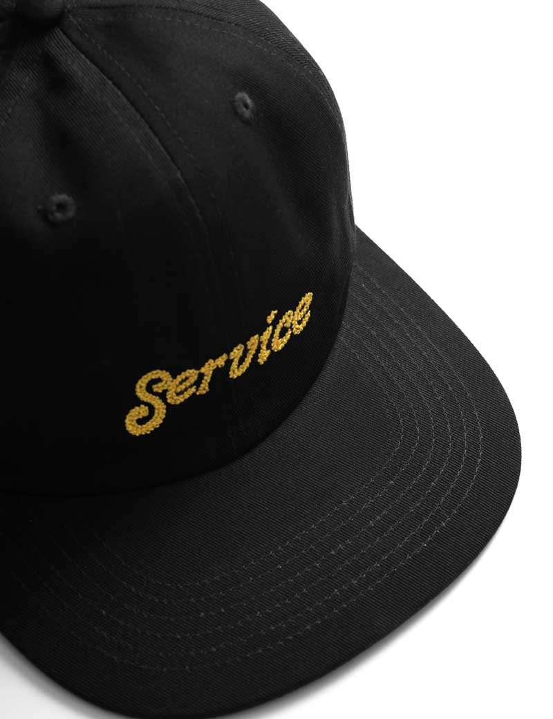 SERVICE WORKS CHAINSTITCH CAP BLACK