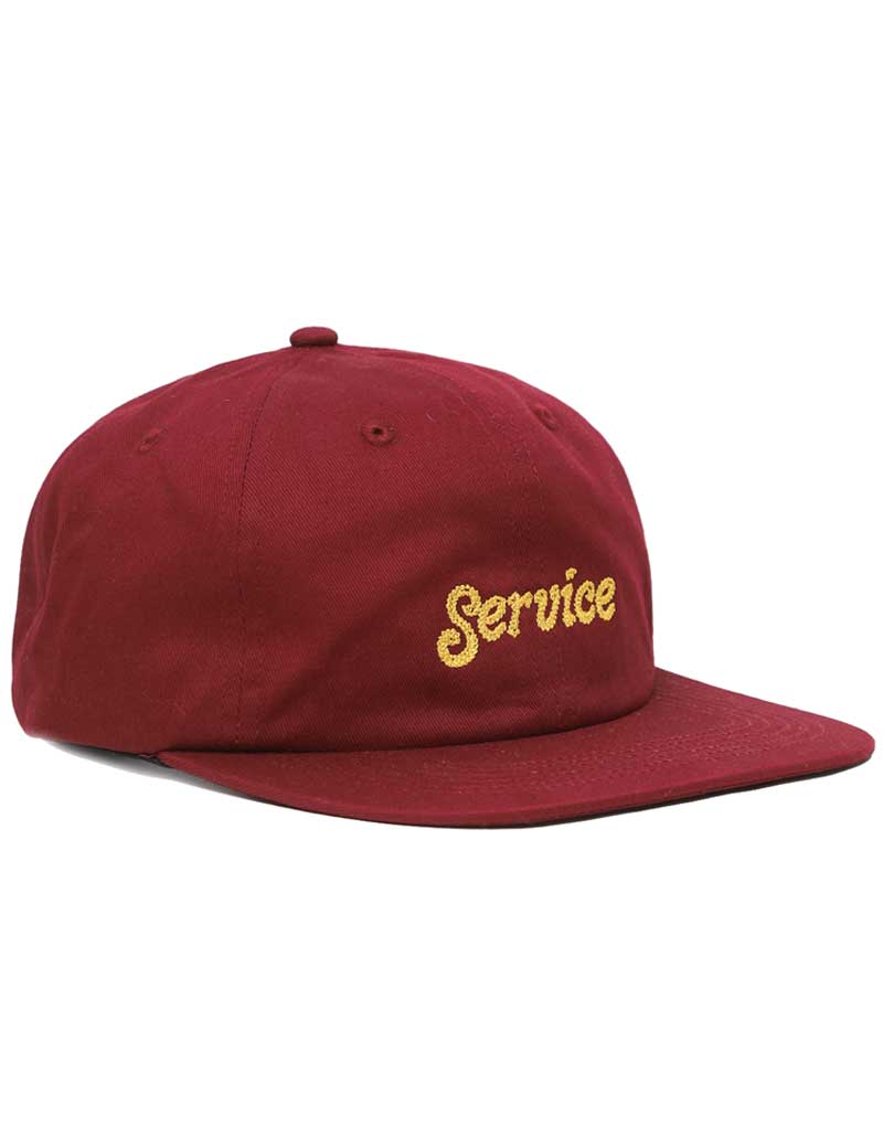 SERVICE WORKS CHAINSTITCH CAP BURGUNDY