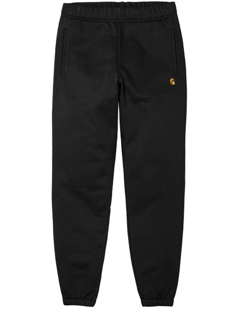 Carhartt Wip Chase Sweatpants Black Gold