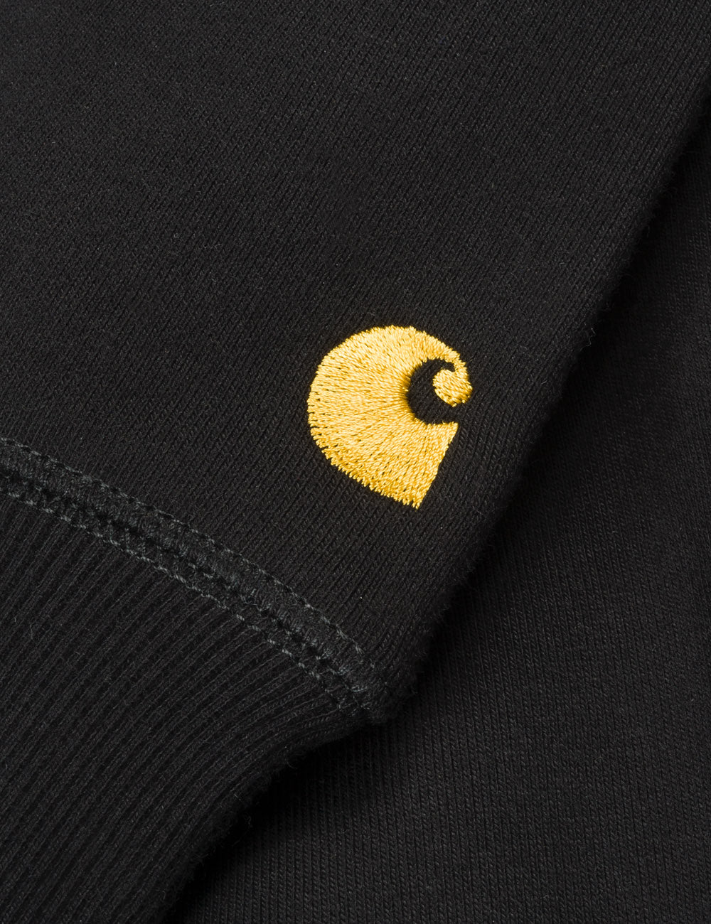 CARHARTT WIP CHASE SWEATSHIRT BLACK GOLD