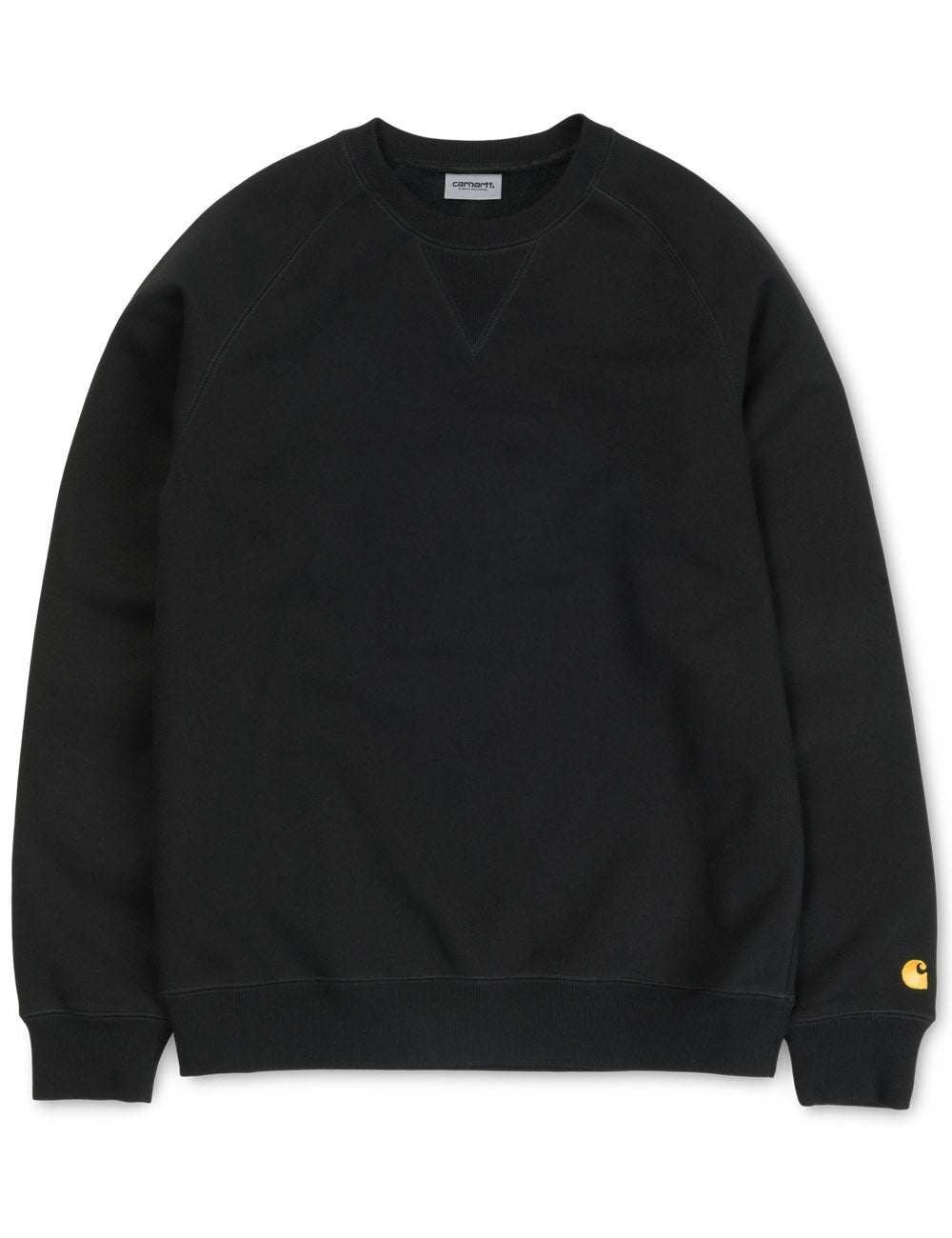 CARHARTT WIP CHASE SWEATSHIRT BLACK GOLD