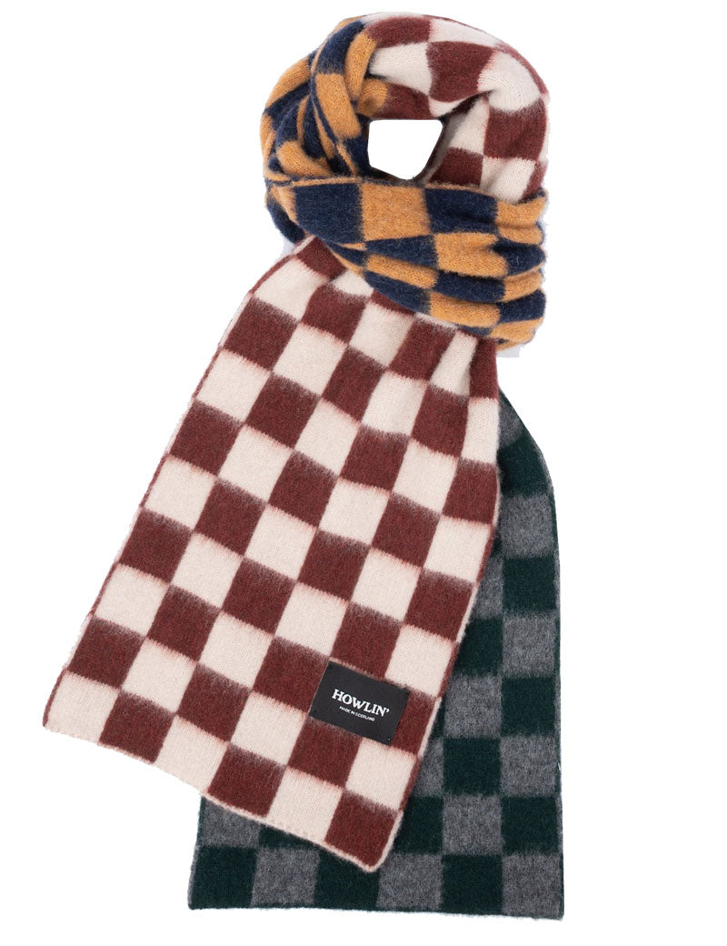 HOWLIN' COSMIC CHECKERBOARD SCARF INTERGALACTIC
