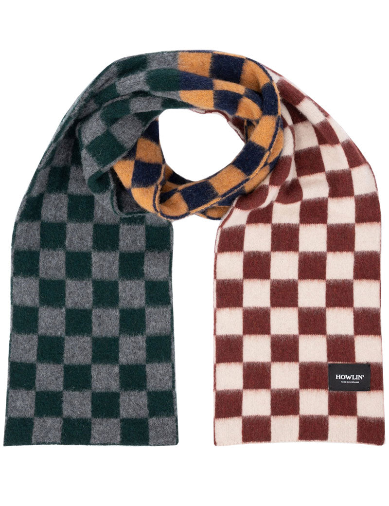 HOWLIN' COSMIC CHECKERBOARD SCARF INTERGALACTIC