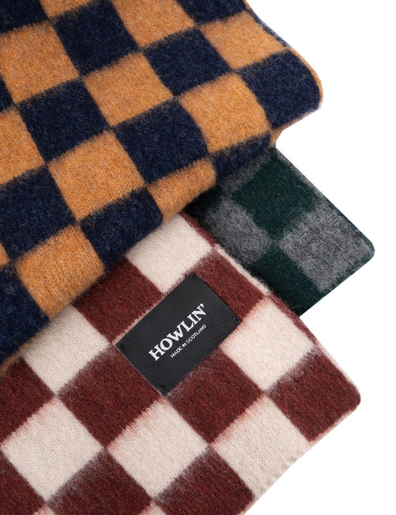 HOWLIN' COSMIC CHECKERBOARD SCARF INTERGALACTIC