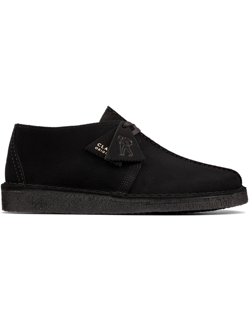 CLARKS ORIGINALS DESERT TREK BLACK SUEDE