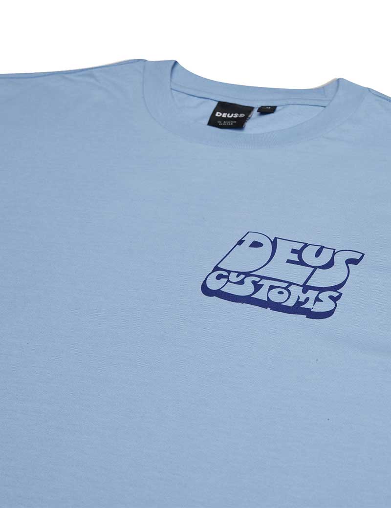 DEUS EX MACHINA DUKE T-SHIRT CHAMBRAY